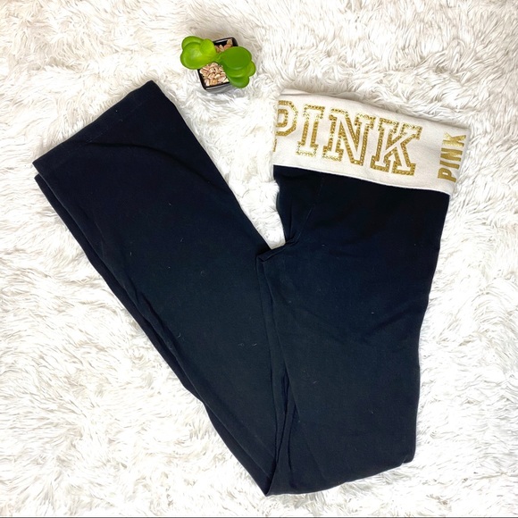 PINK Victoria's Secret Pants - Pink VICTORIAS Secret Yoga Leggings Sz XS black